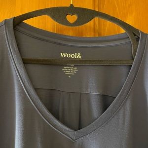 Wool& EUC willow dress vintage blue XL